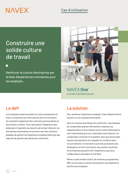 Construire une solide culture de travail